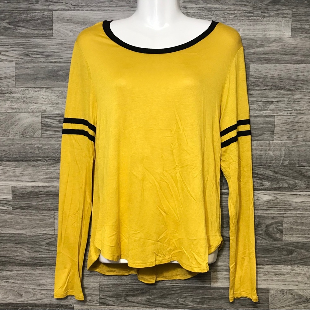 Atticute Yellow Mustard Long Sleeve Top